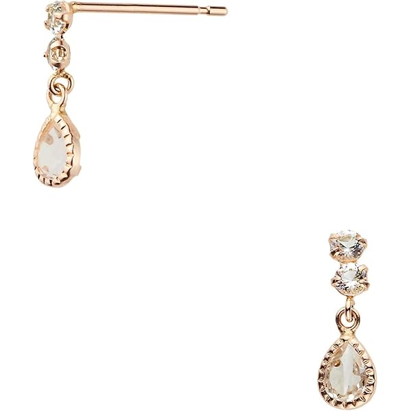 Amazon.co.jp: [アガット] 《WEB限定》K10ラブラドライトピアスセット